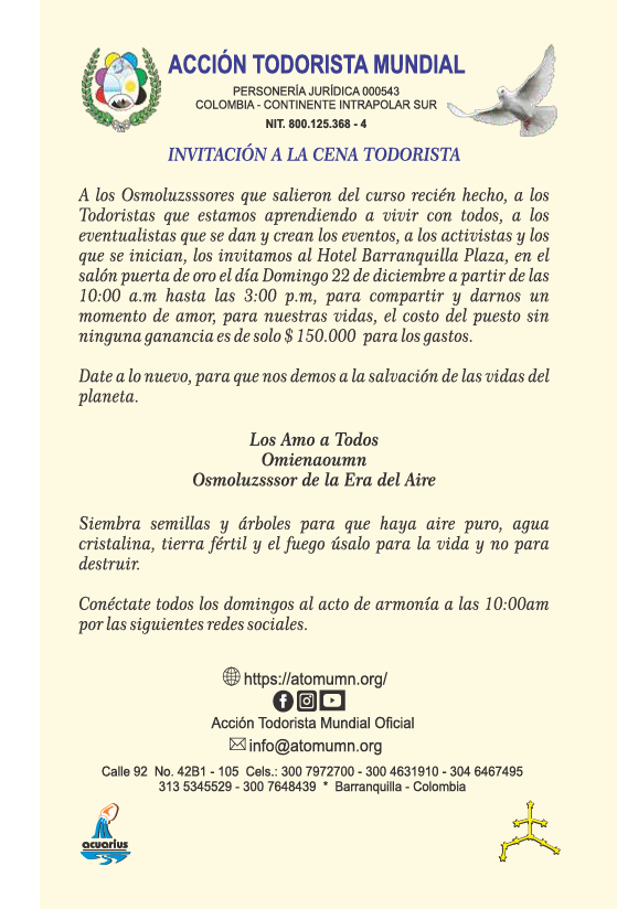 INVITACIÓN A LA CENA TODORISTA-1