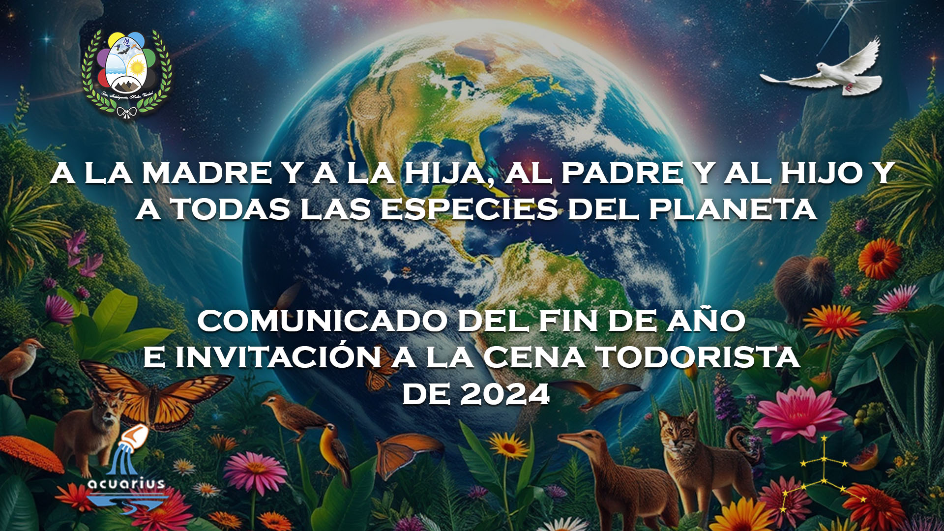 Mensaje de fin de año y cena de los Todoristas de la Era del Aire.